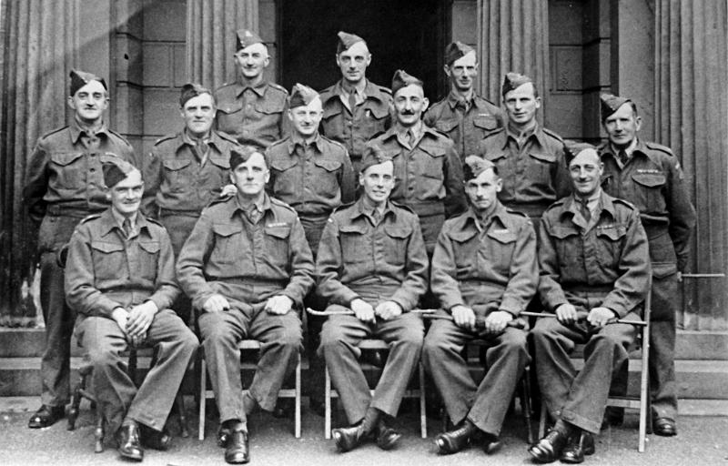 Long Preston and Hellifield Home Guard C 1943.jpg - Long Preston & Hellifield Home Guard Officers -  C1943